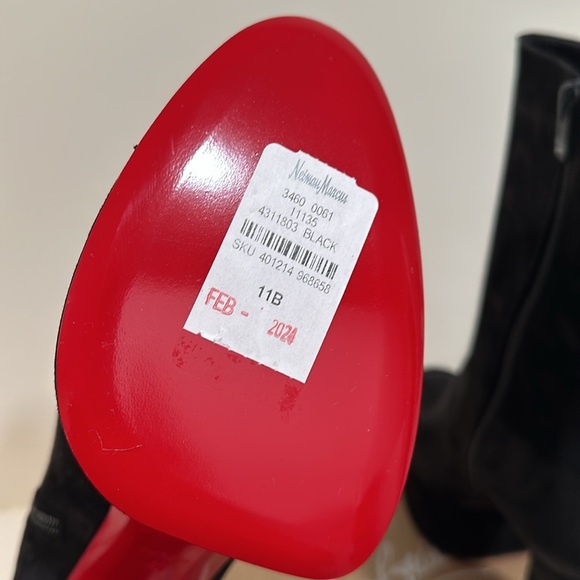 NWB Christian Louboutin Izamayaz suede platform ankle boots size 41 Block Heel - Picture 11 of 14